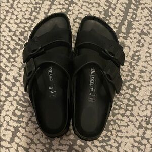 Birkenstock Black Arizona EVA Sandals